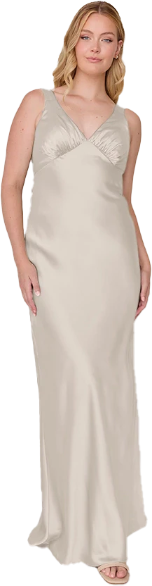 Audrey Satin Dress | Made To Order - Image 216