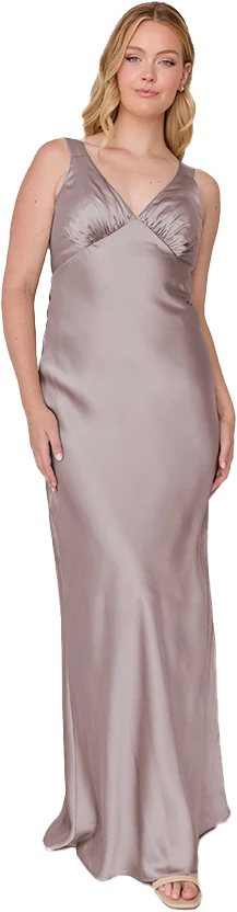 Audrey Satin Dress | Made To Order - Image 218