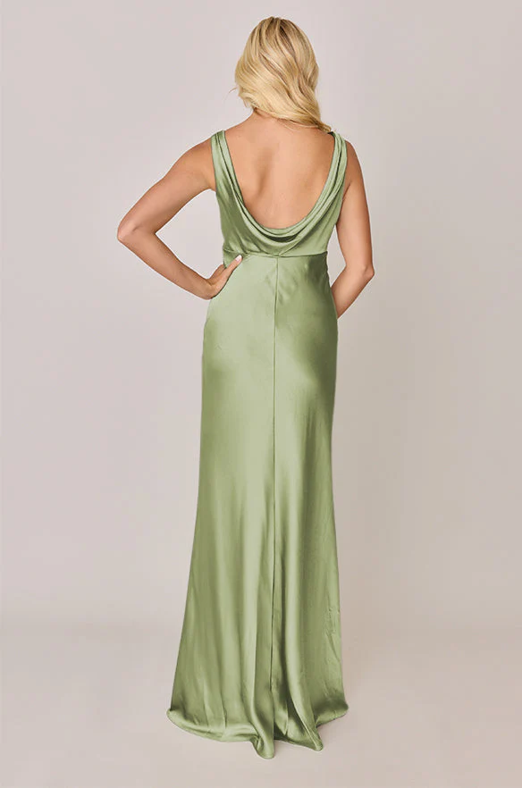 Audrey Satin Dress | Made To Order - Image 223
