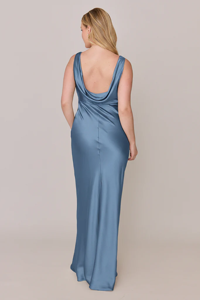 Audrey Satin Dress | Made To Order - Image 225