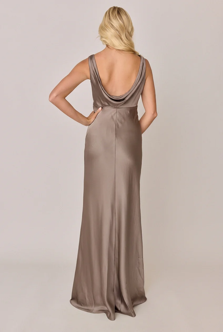 Audrey Satin Dress | Made To Order - Image 233