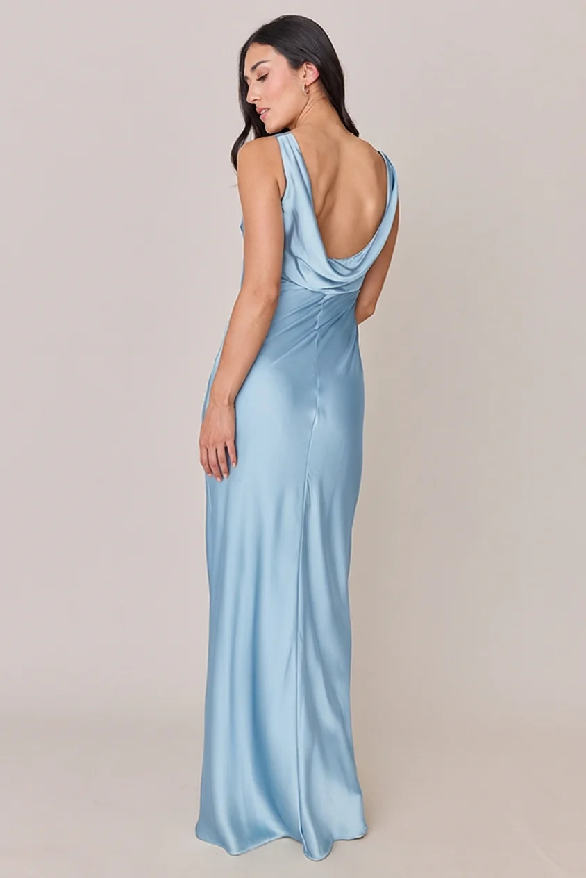 Audrey Satin Dress | Made To Order - Image 235