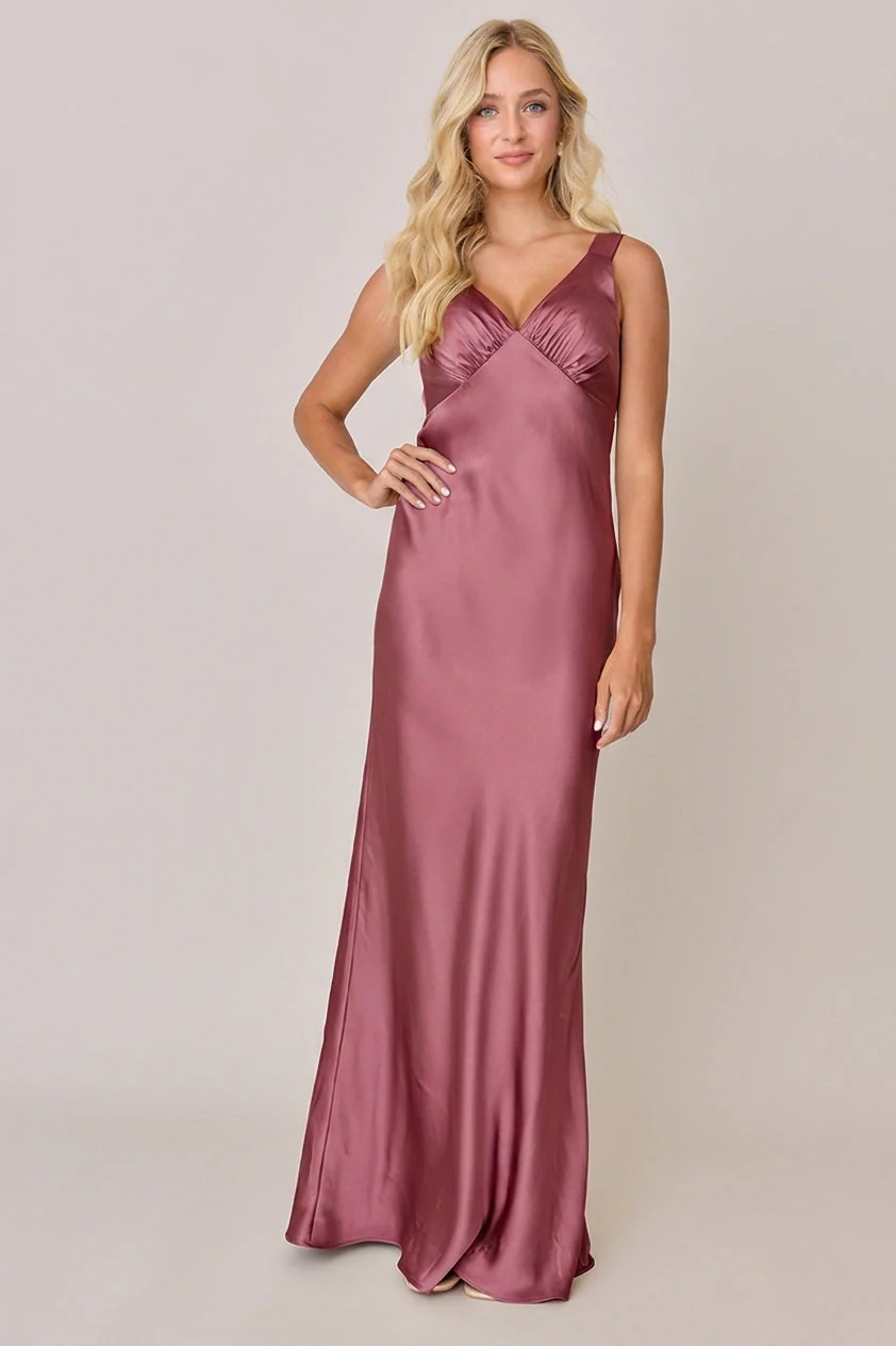 Audrey Satin Dress | Made To Order - Image 236
