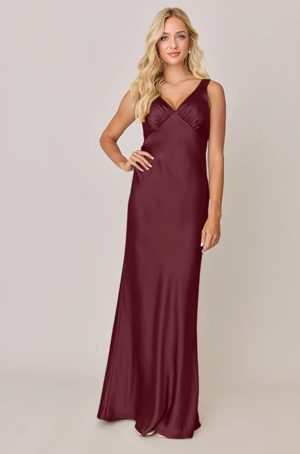 Audrey Satin Dress | Made To Order - Image 24
