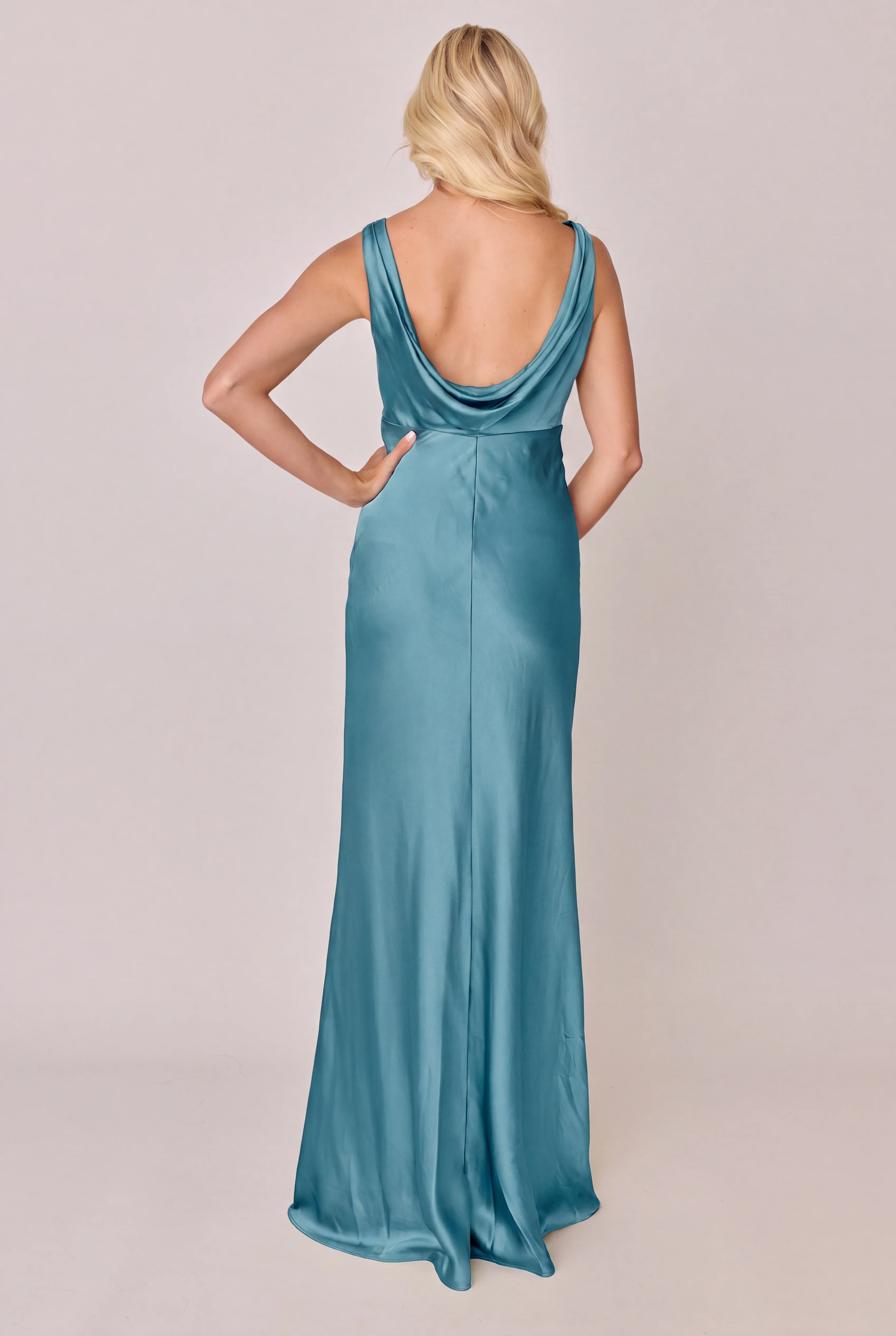 Audrey Satin Dress | Made To Order - Image 242
