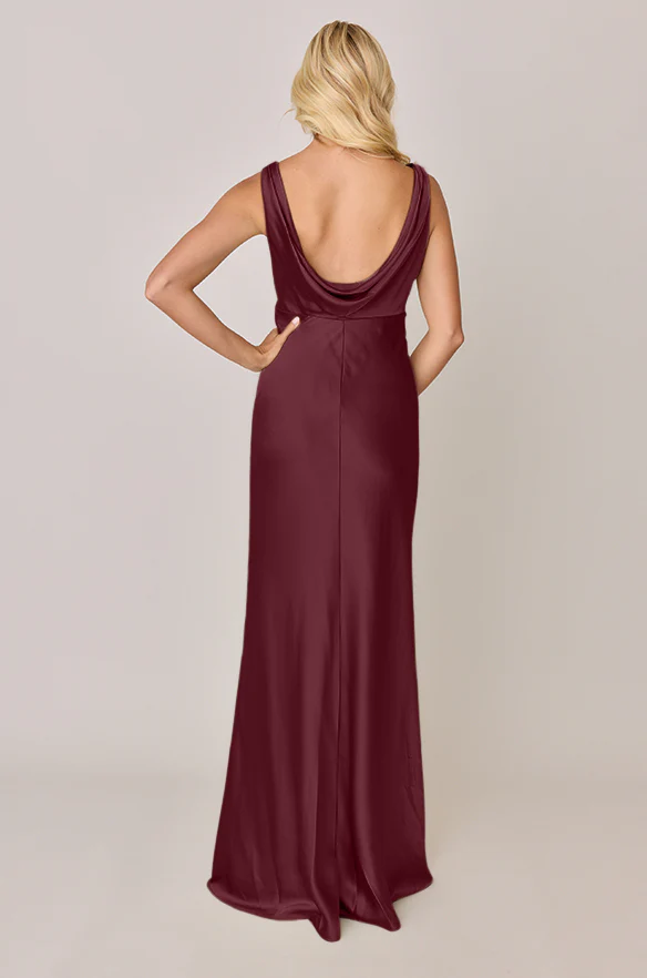 Audrey Satin Dress | Made To Order - Image 25
