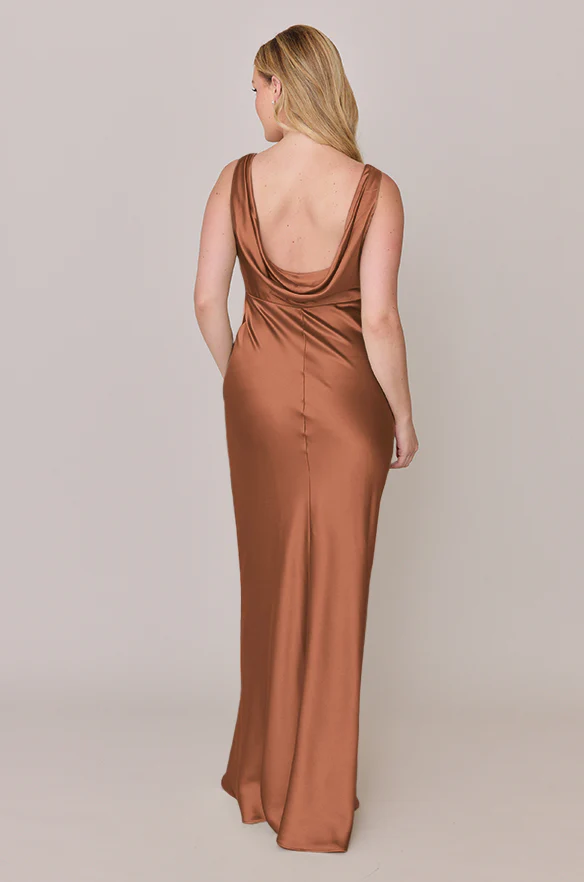 Audrey Satin Dress | Made To Order - Image 33