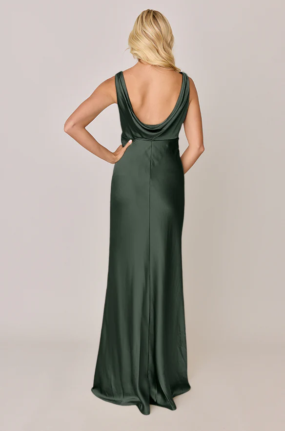 Audrey Satin Dress | Made To Order - Image 37
