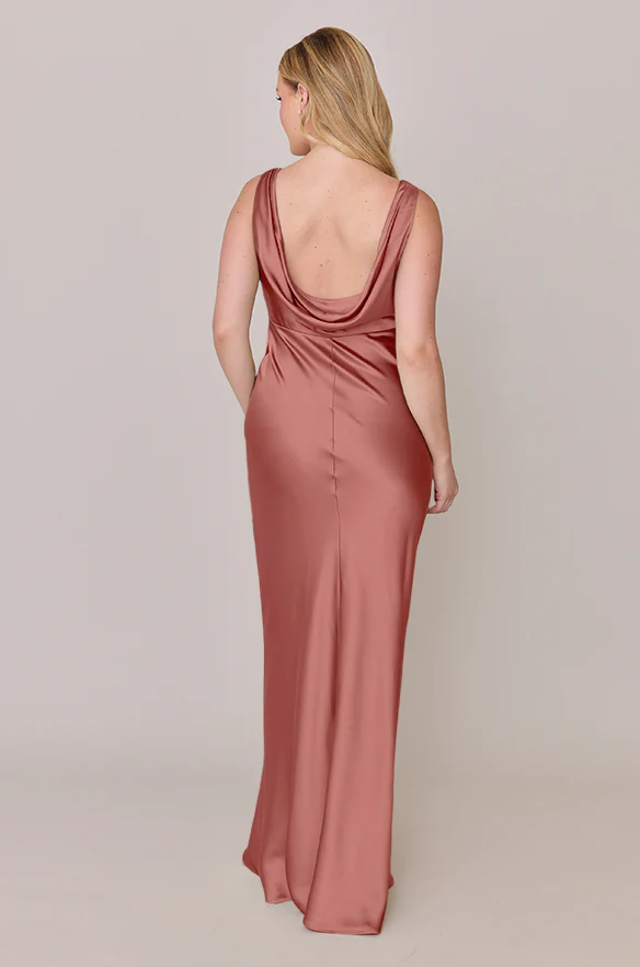 Audrey Satin Dress | Made To Order - Image 39