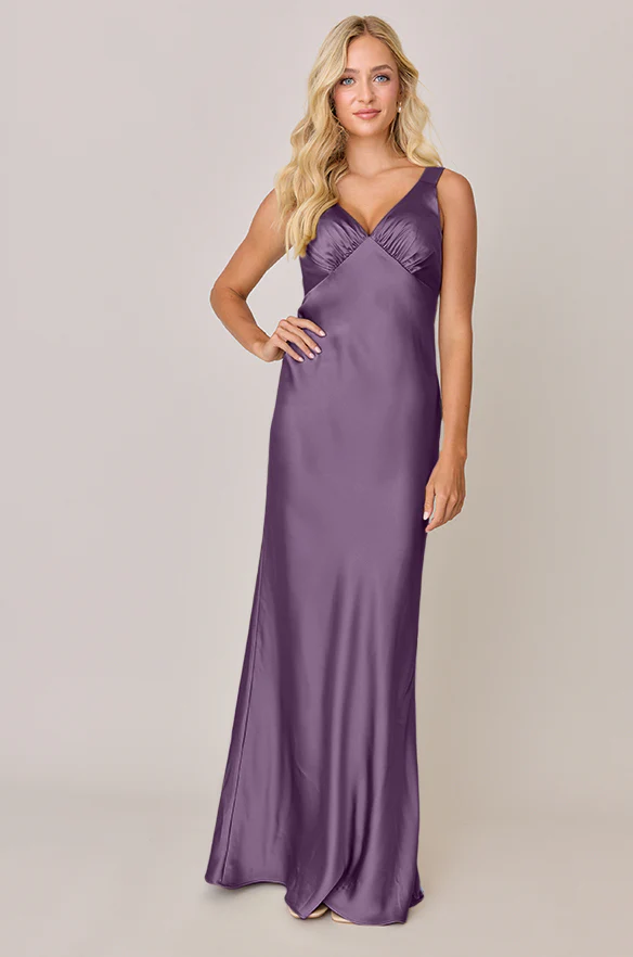 Audrey Satin Dress | Made To Order - Image 42