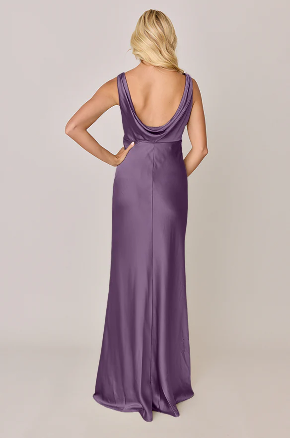 Audrey Satin Dress | Made To Order - Image 43