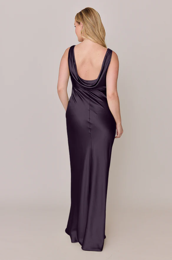 Audrey Satin Dress | Made To Order - Image 45