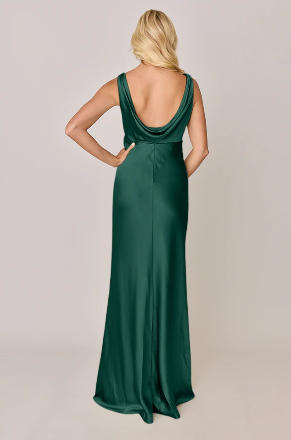 Audrey Satin Dress | Made To Order - Image 49
