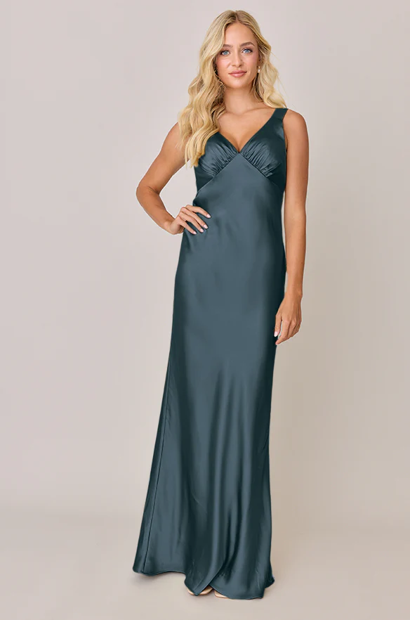 Audrey Satin Dress | Made To Order - Image 52