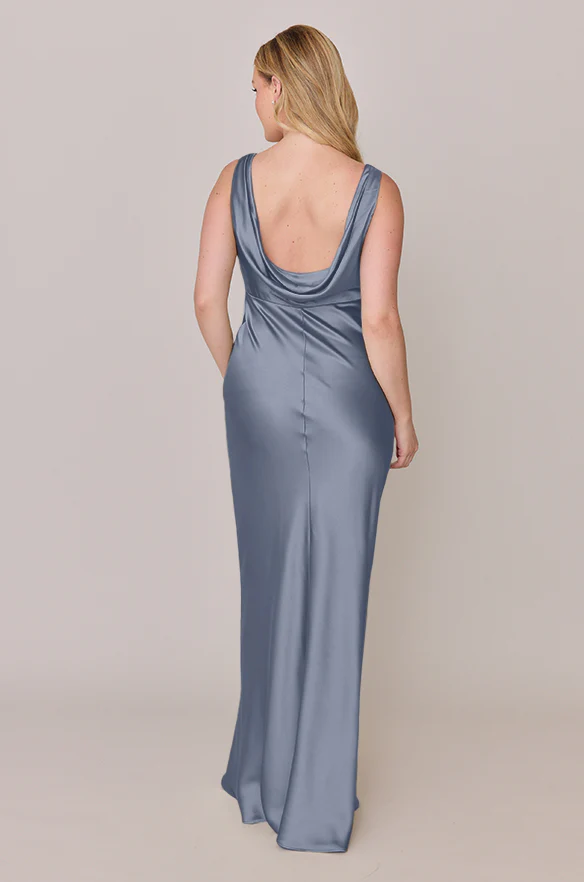 Audrey Satin Dress | Made To Order - Image 54