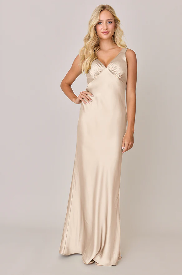 Audrey Satin Dress | Made To Order - Image 60