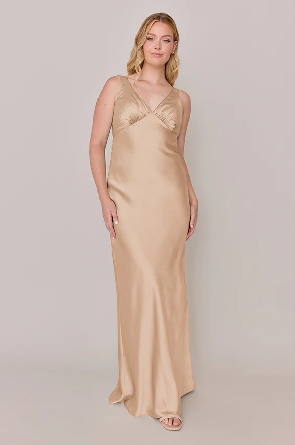 Audrey Satin Dress | Made To Order - Image 63