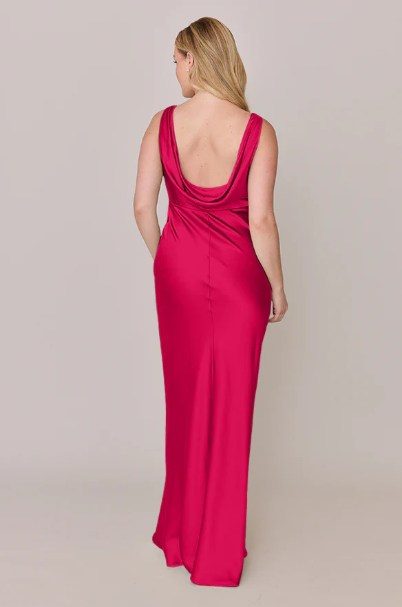 Audrey Satin Dress | Made To Order - Image 68