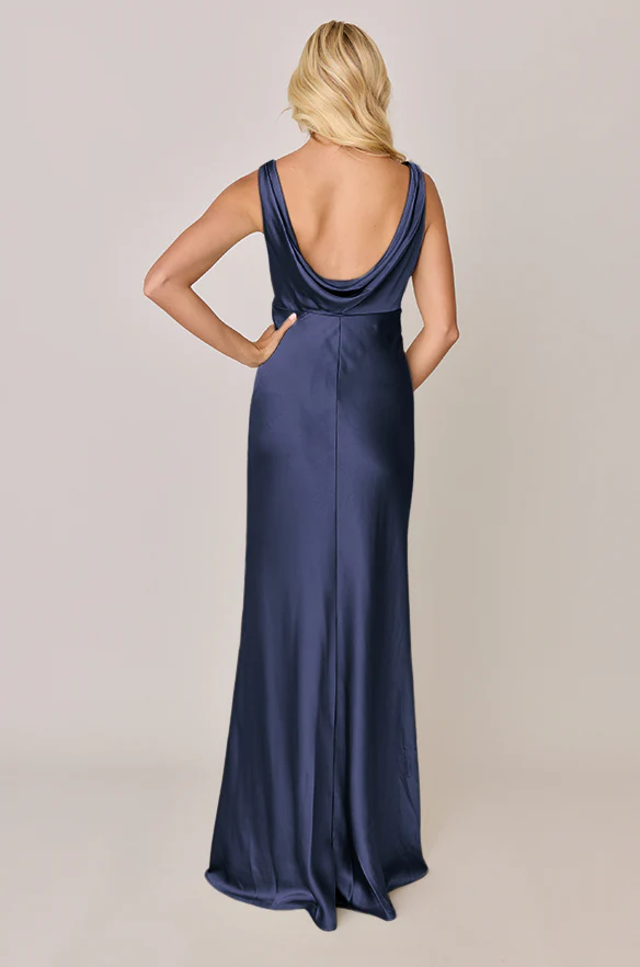 Audrey Satin Dress | Made To Order - Image 72