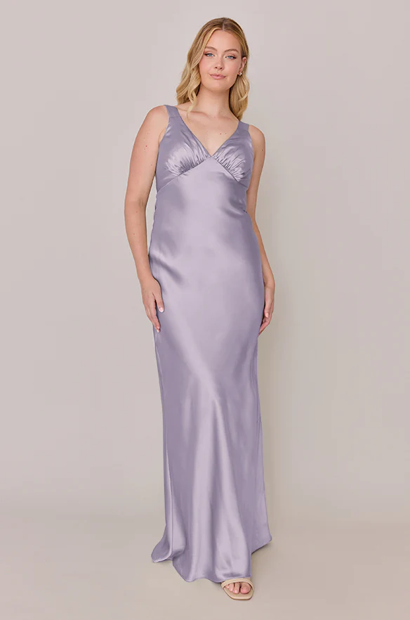 Audrey Satin Dress | Made To Order - Image 73