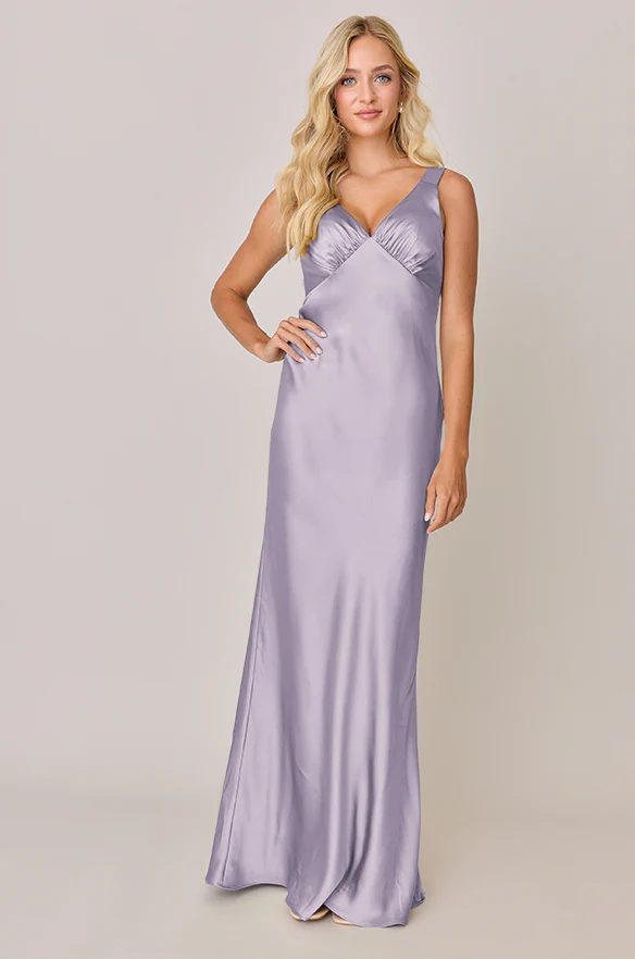 Audrey Satin Dress | Made To Order - Image 75