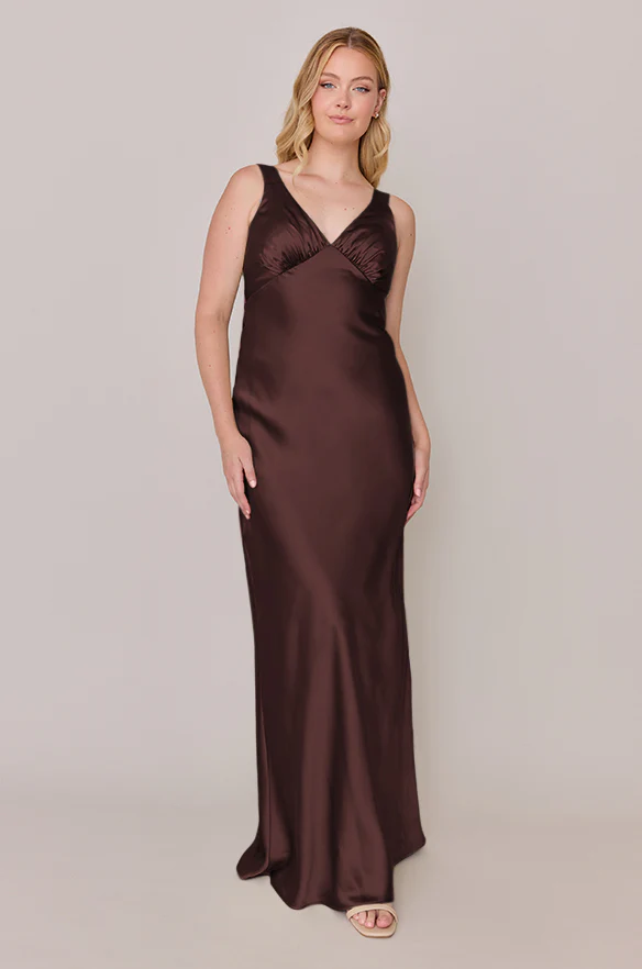 Audrey Satin Dress | Made To Order - Image 81