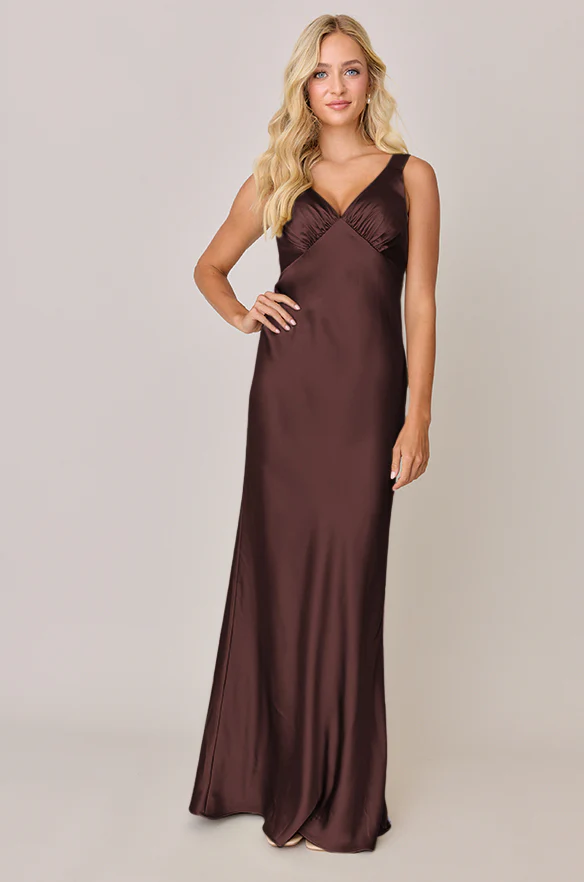 Audrey Satin Dress | Made To Order - Image 83