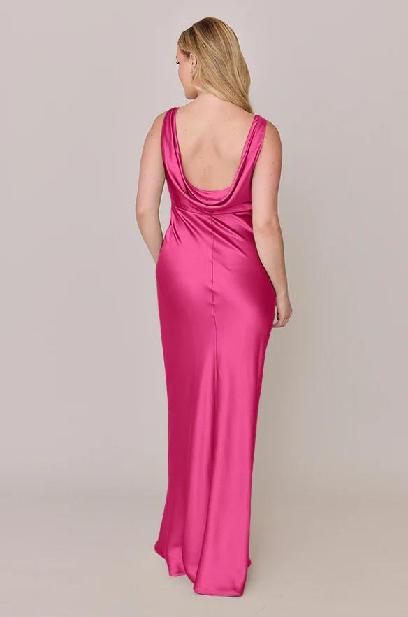 Audrey Satin Dress | Made To Order - Image 86
