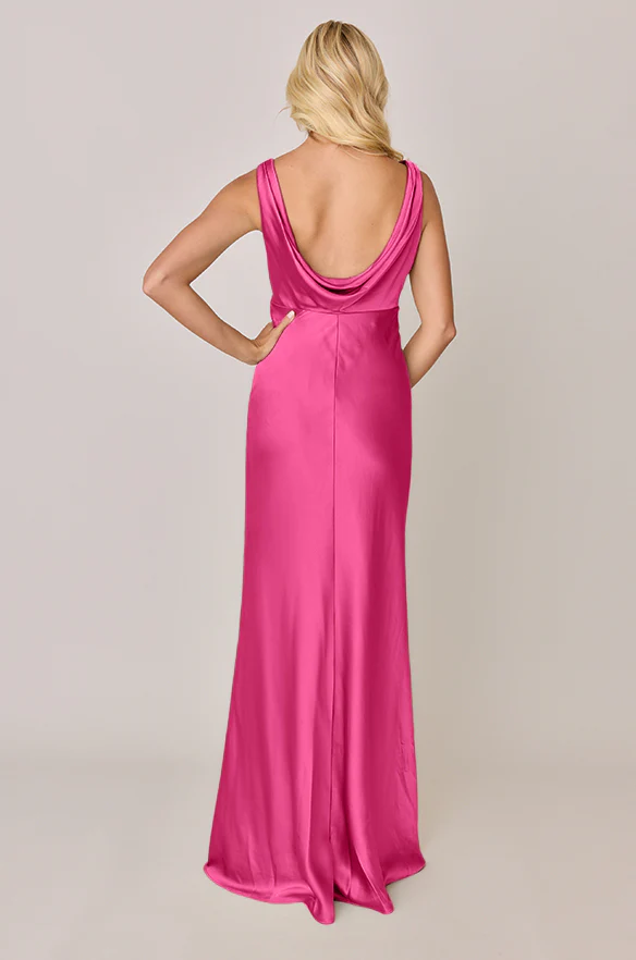 Audrey Satin Dress | Made To Order - Image 88