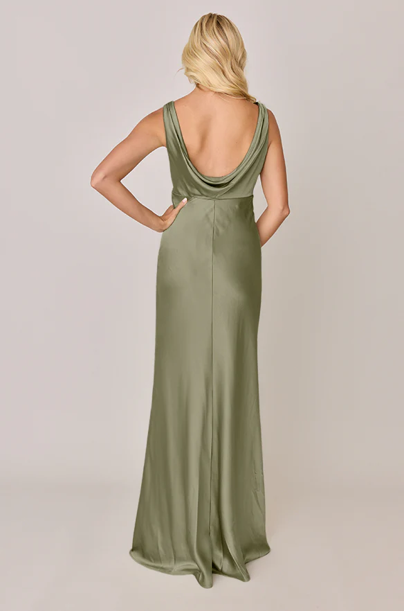 Audrey Satin Dress | Made To Order - Image 94