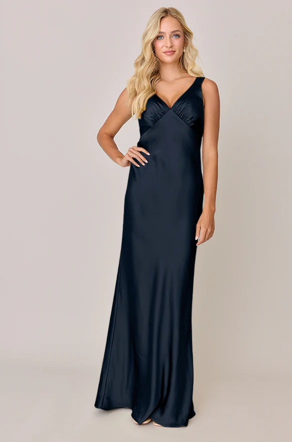 Audrey Satin Dress | Made To Order - Image 97