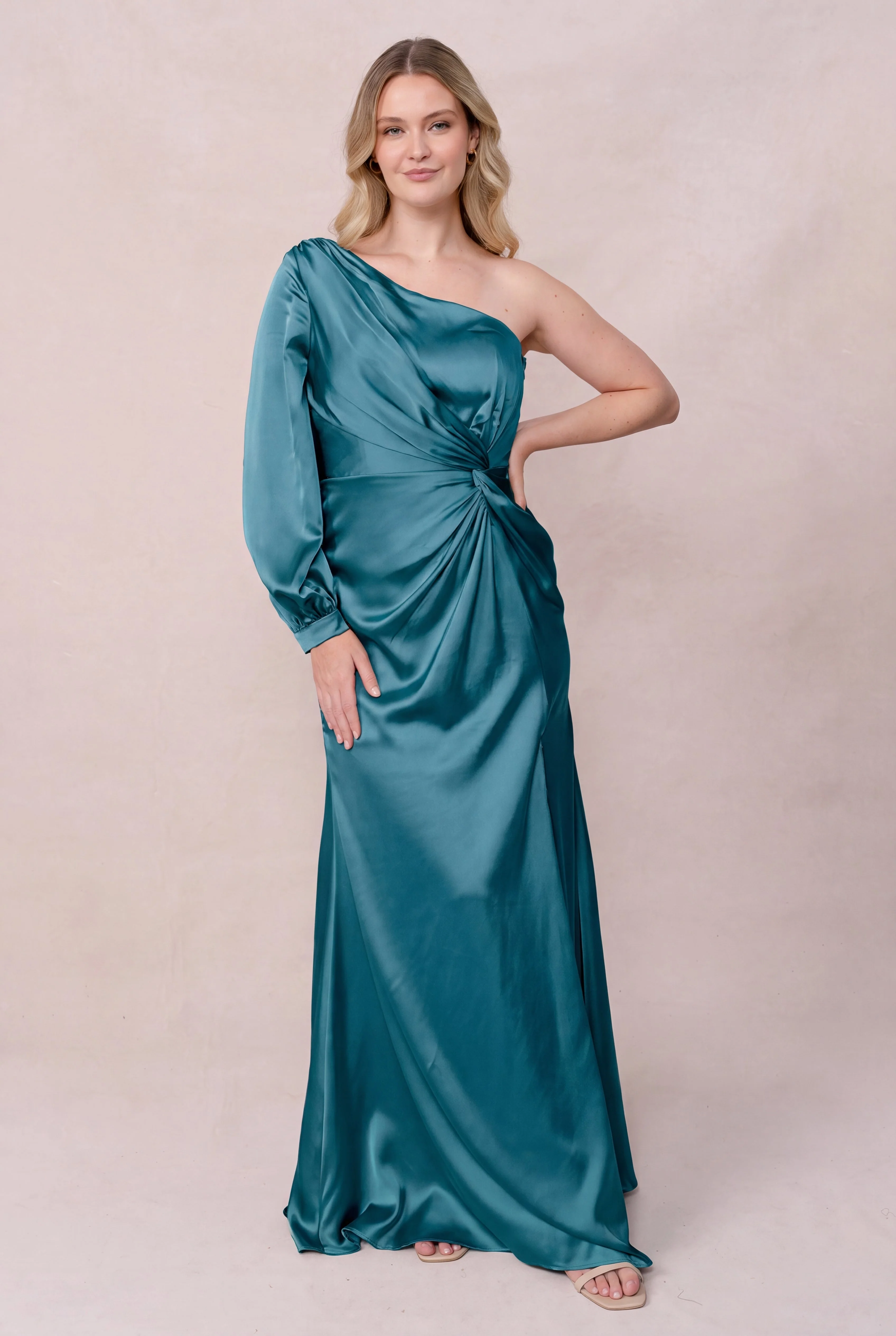 Aurora Satin Dress | Made To Order - Image 167