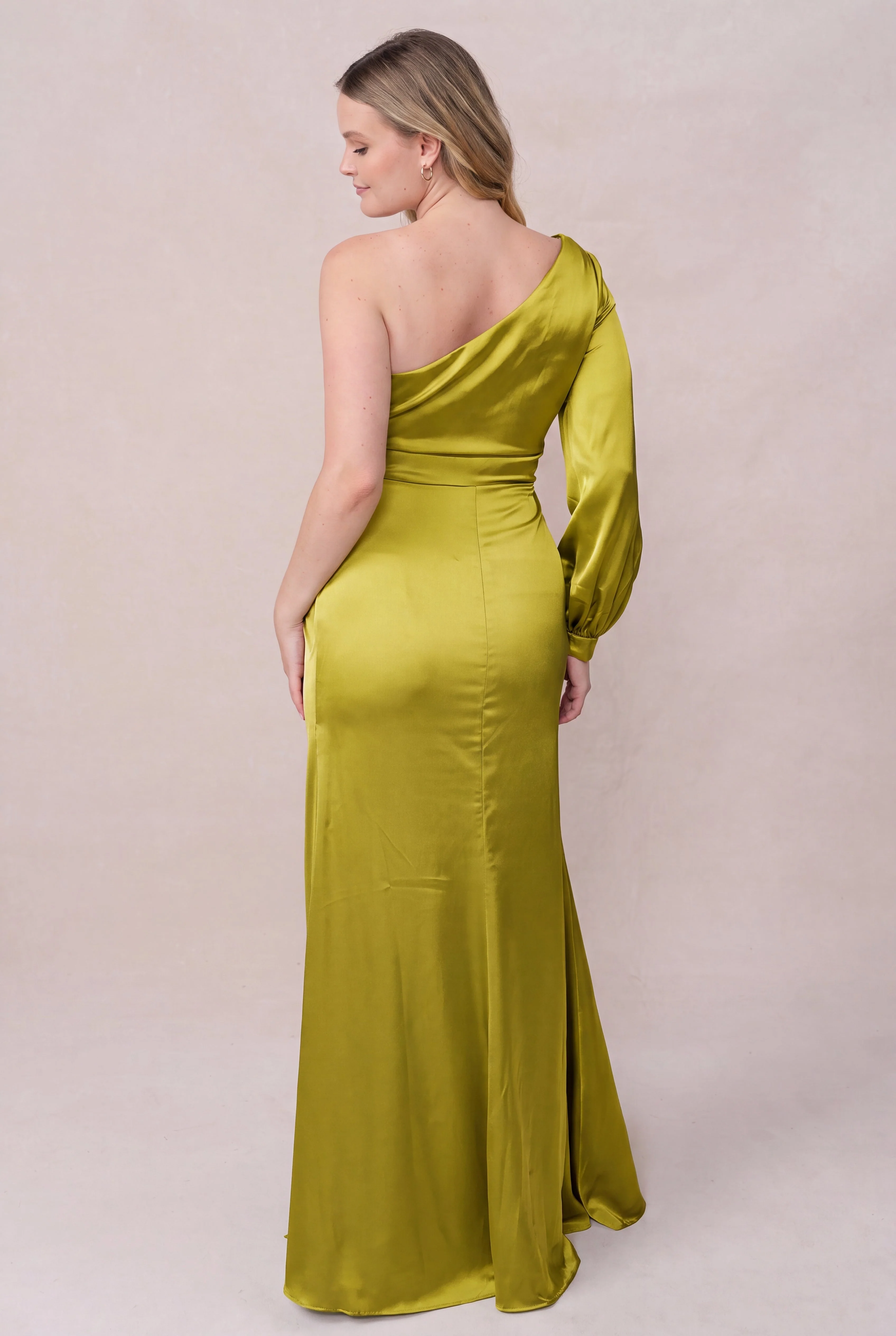 Aurora Satin Dress | Made To Order - Image 172