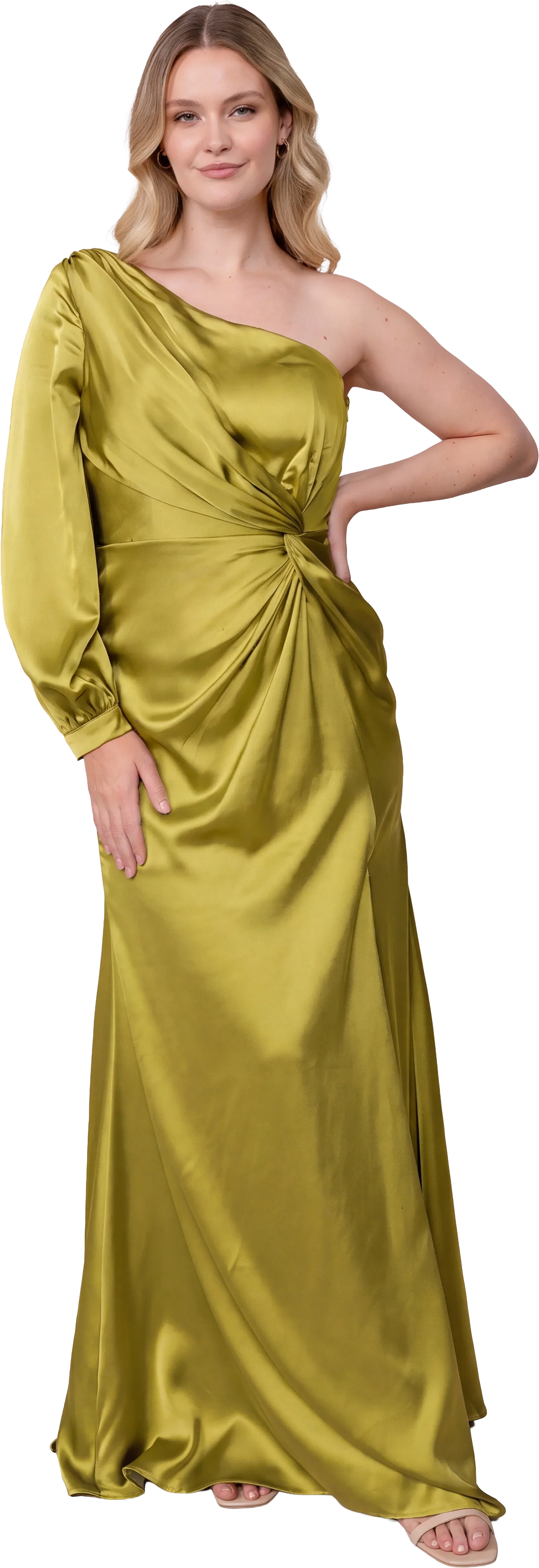 Aurora Satin Dress | Made To Order - Image 175