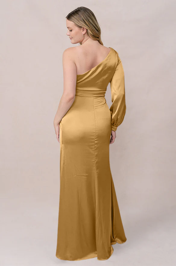 Aurora Satin Dress | Made To Order - Image 48