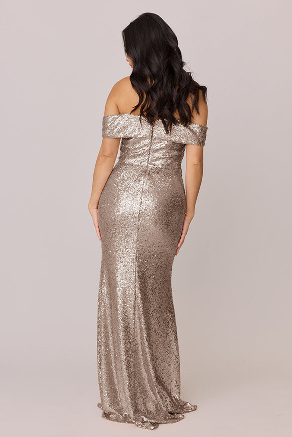 Bardot Sequin Dress | Made To Order - Image 21
