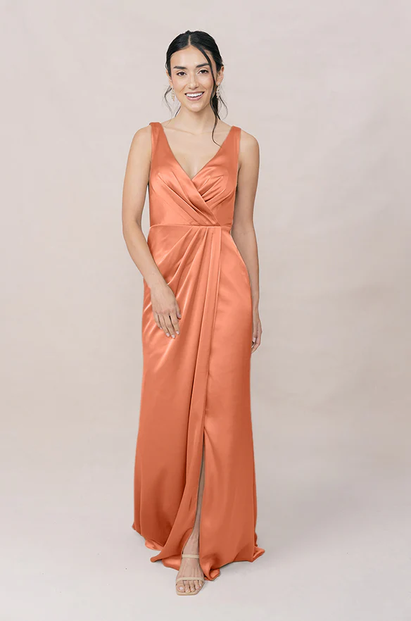 Blair Satin Dress | Made To Order - Image 100