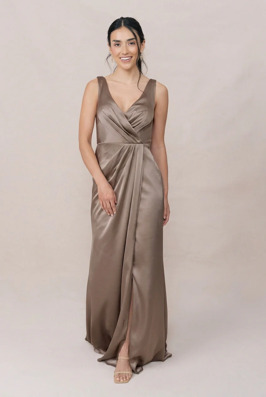 Blair Satin Dress | Made To Order - Image 173