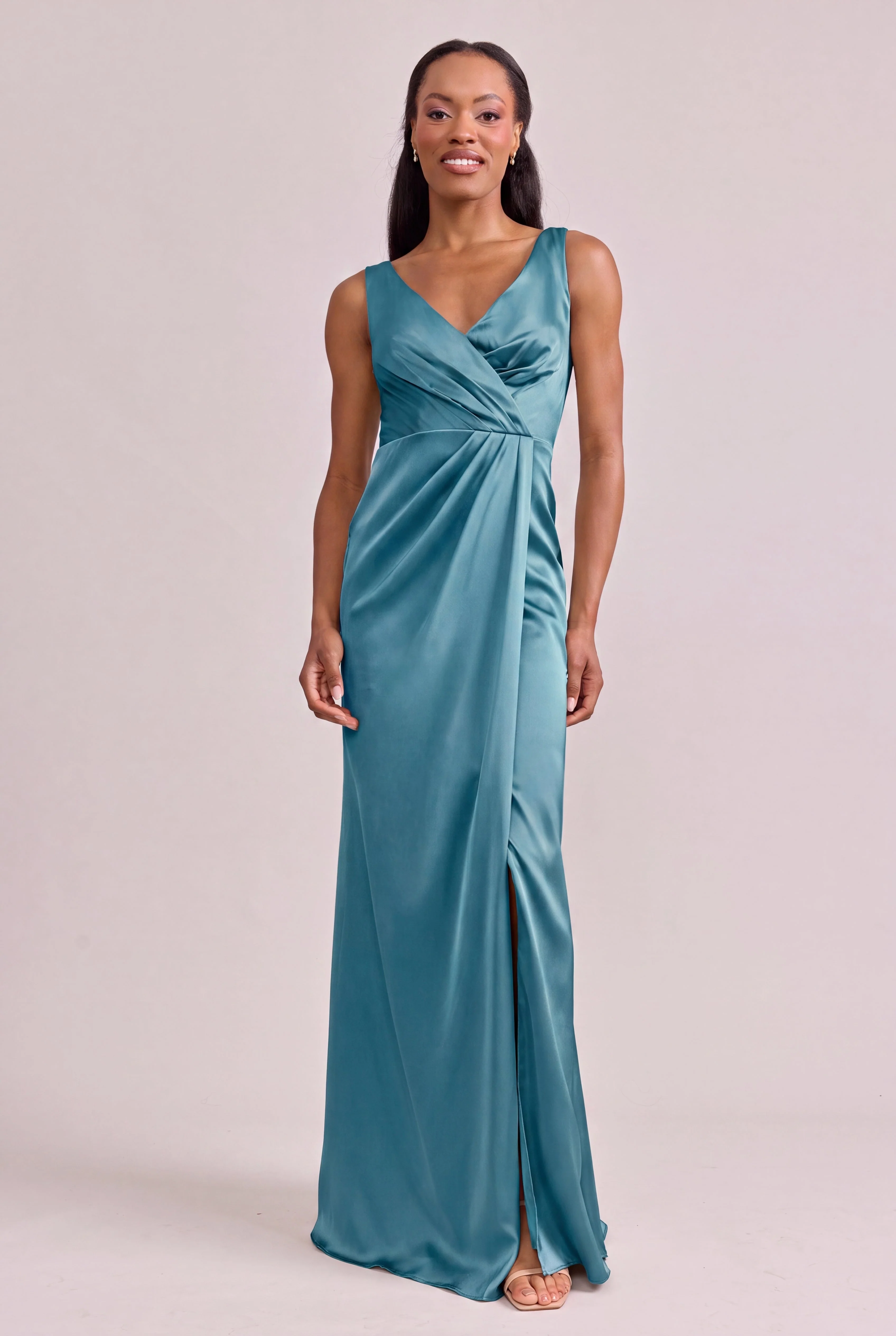 Blair Satin Dress | Made To Order - Image 179