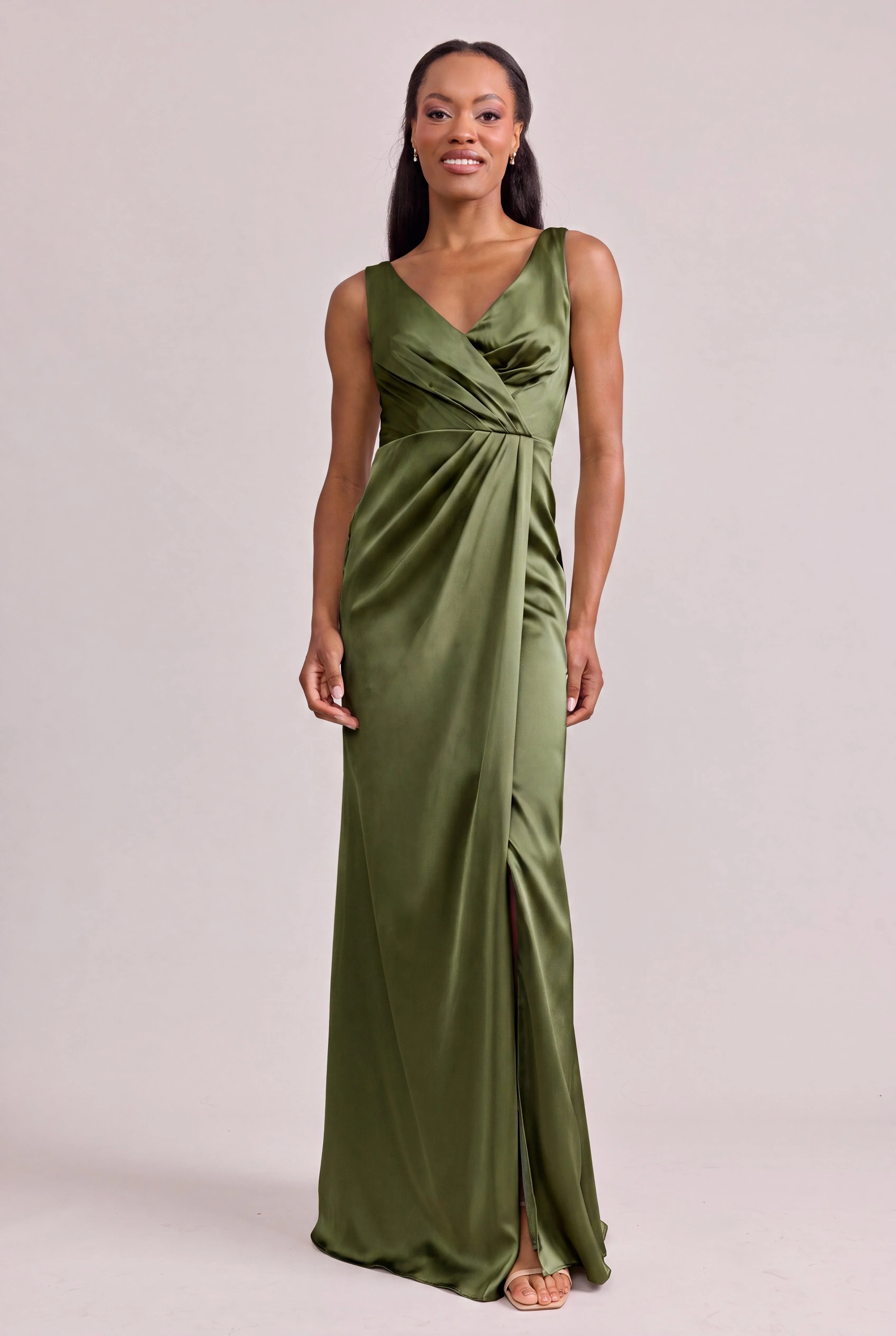 Blair Satin Dress | Made To Order - Image 180
