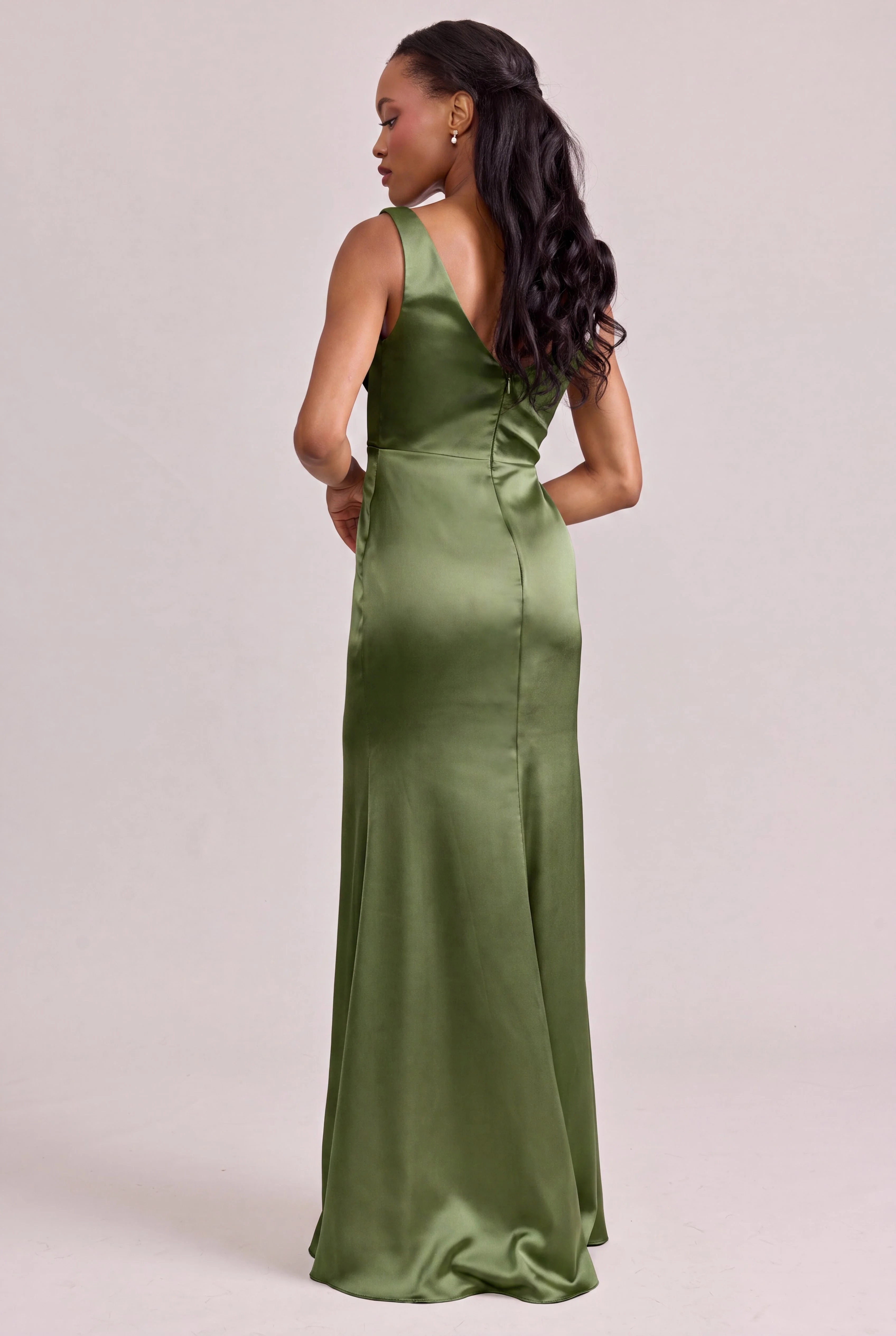 Blair Satin Dress | Made To Order - Image 182