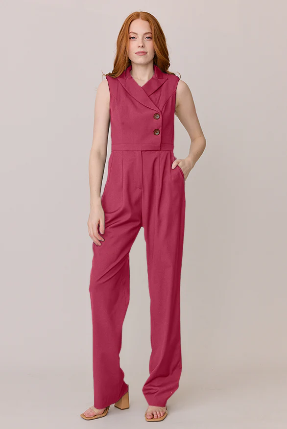 Blake Crepe Jumpsuit | Made To Order - Image 7