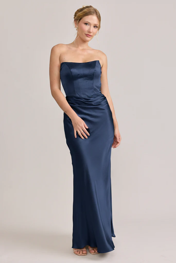 Blythe Satin Dress | Made To Order - Image 123
