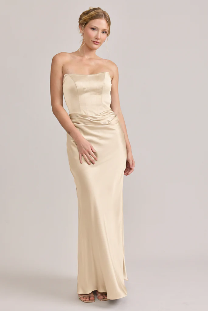 Blythe Satin Dress | Made To Order - Image 125