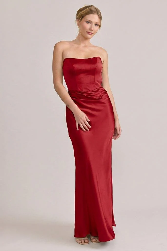 Blythe Satin Dress | Made To Order - Image 135