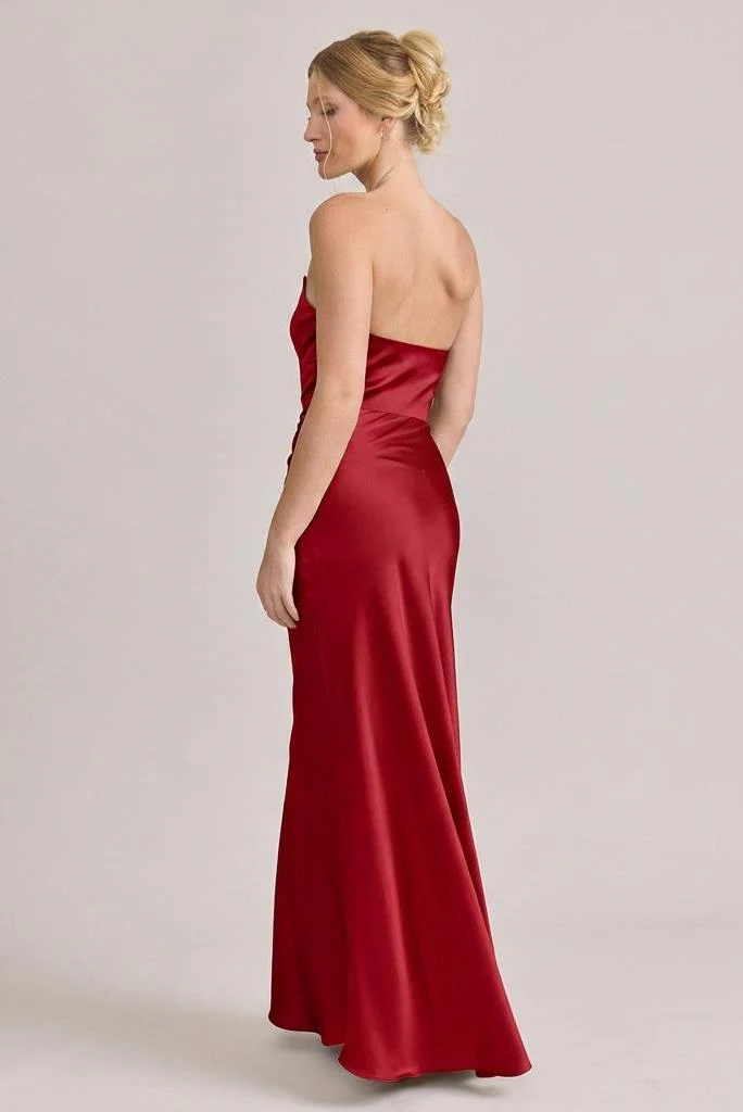 Blythe Satin Dress | Made To Order - Image 136