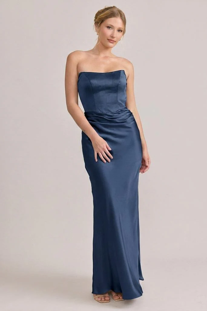 Blythe Satin Dress | Made To Order - Image 137