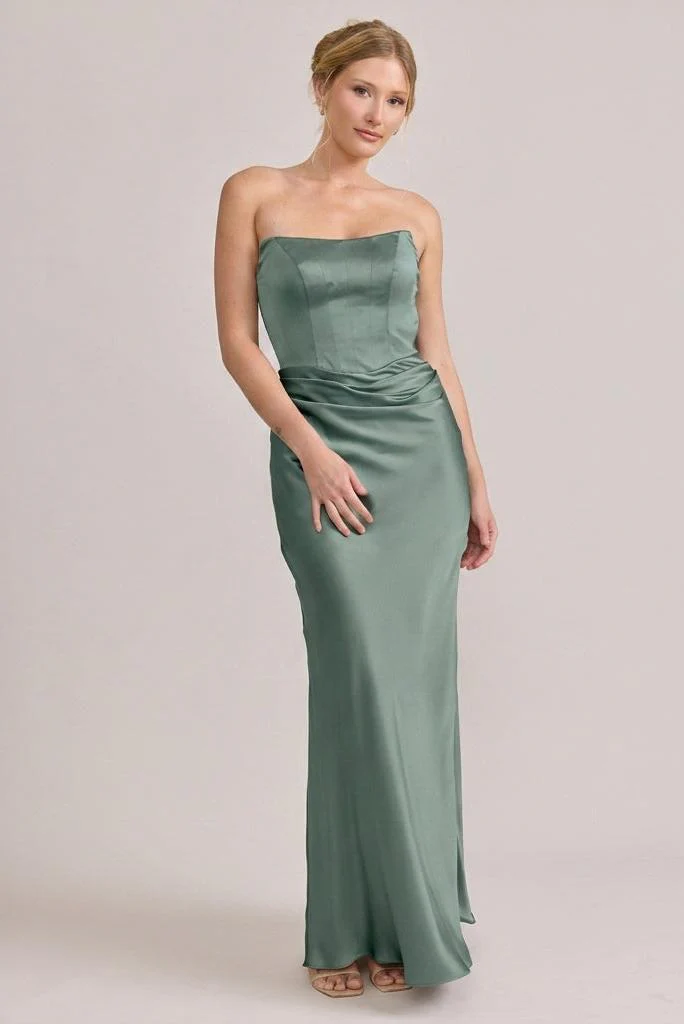 Blythe Satin Dress | Made To Order - Image 143