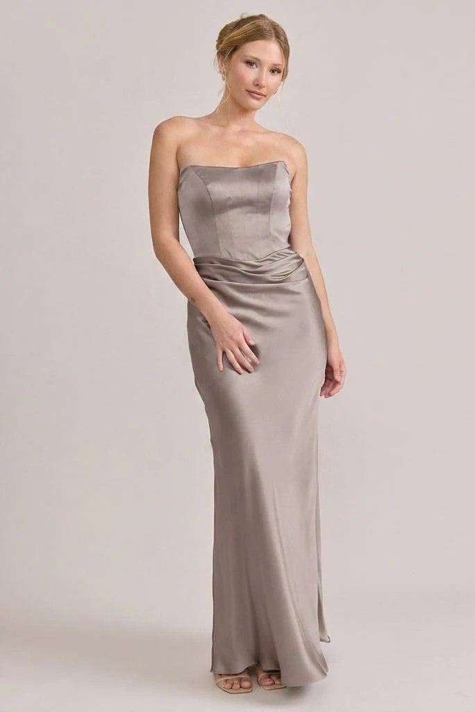 Blythe Satin Dress | Made To Order - Image 159