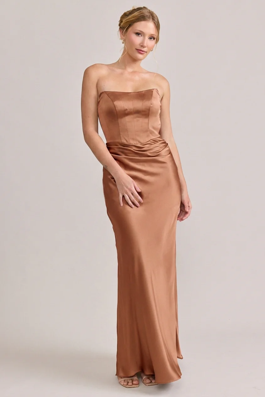 Blythe Satin Dress | Made To Order - Image 163